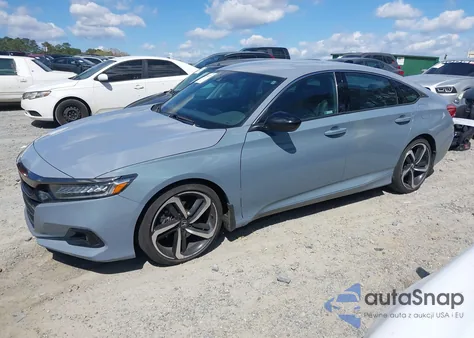 2021 Honda Accord Sport from USA, damaged, VIN 1HGCV1F34MA006827